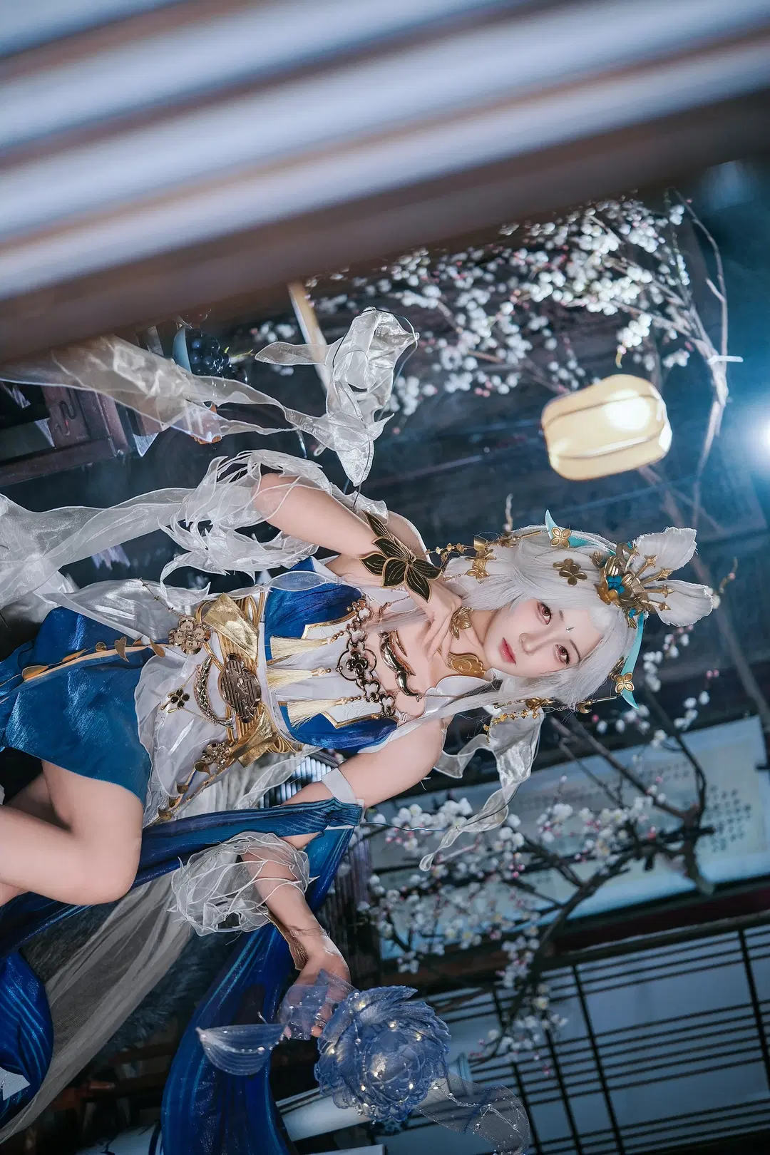 [Chang'e cosplay] Honor of Kings Chang'e - "Stellar Vessel": Oriental Fantasy Woven in Warm and Cool Chiaroscuro by 爱用富士的牛牛 - Image 5