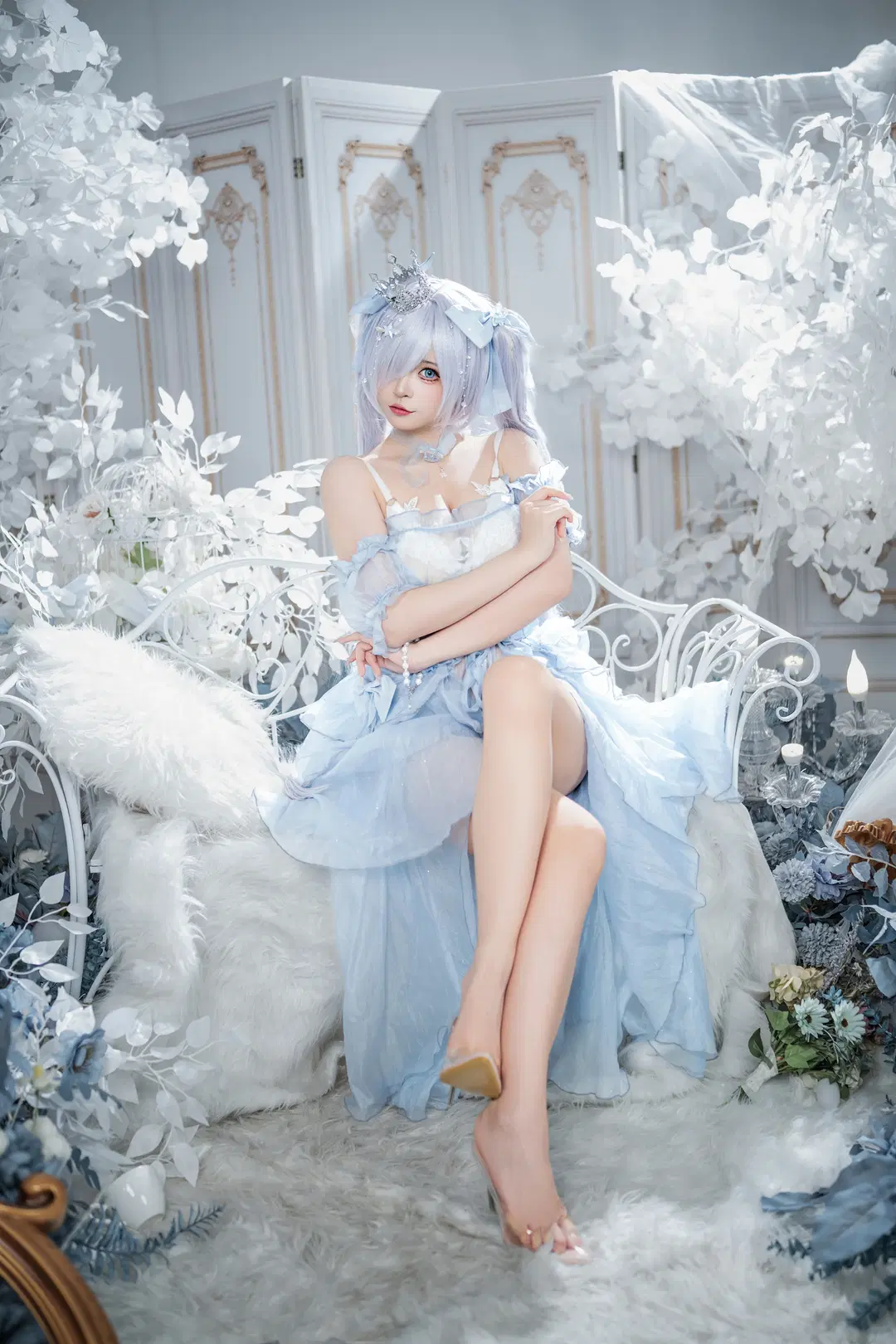 【灰姑娘·水晶公主cos】探索Nikke胜利女神的水晶鞋与光影之美 - 爱用富士的牛牛 - 第3张