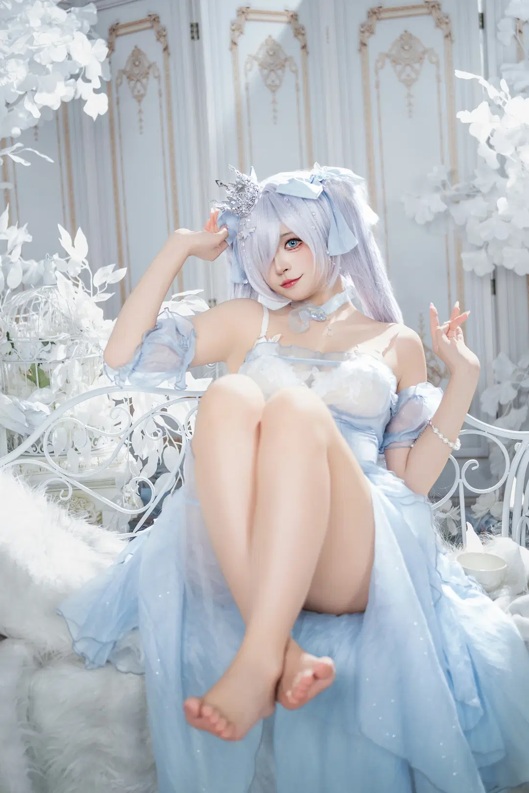 【灰姑娘·水晶公主cos】探索Nikke胜利女神的水晶鞋与光影之美 - 爱用富士的牛牛 - 第4张