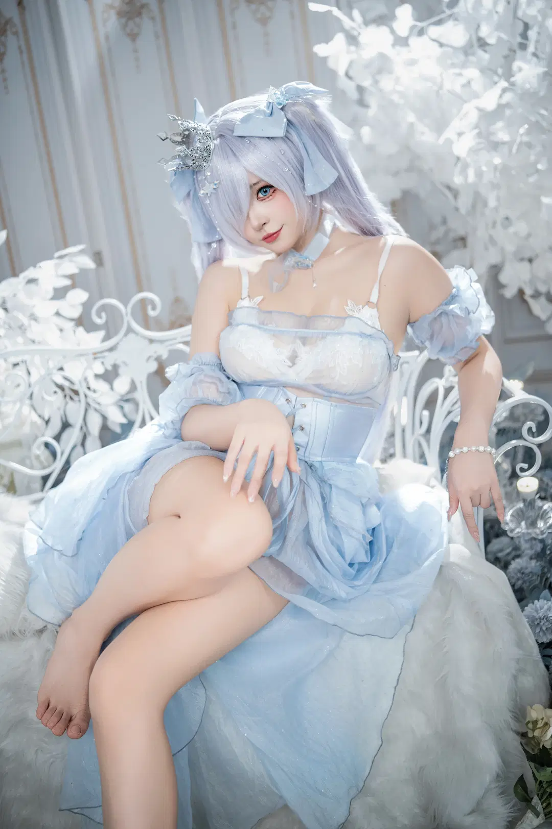 【灰姑娘·水晶公主cos】探索Nikke胜利女神的水晶鞋与光影之美 - 爱用富士的牛牛 - 第6张