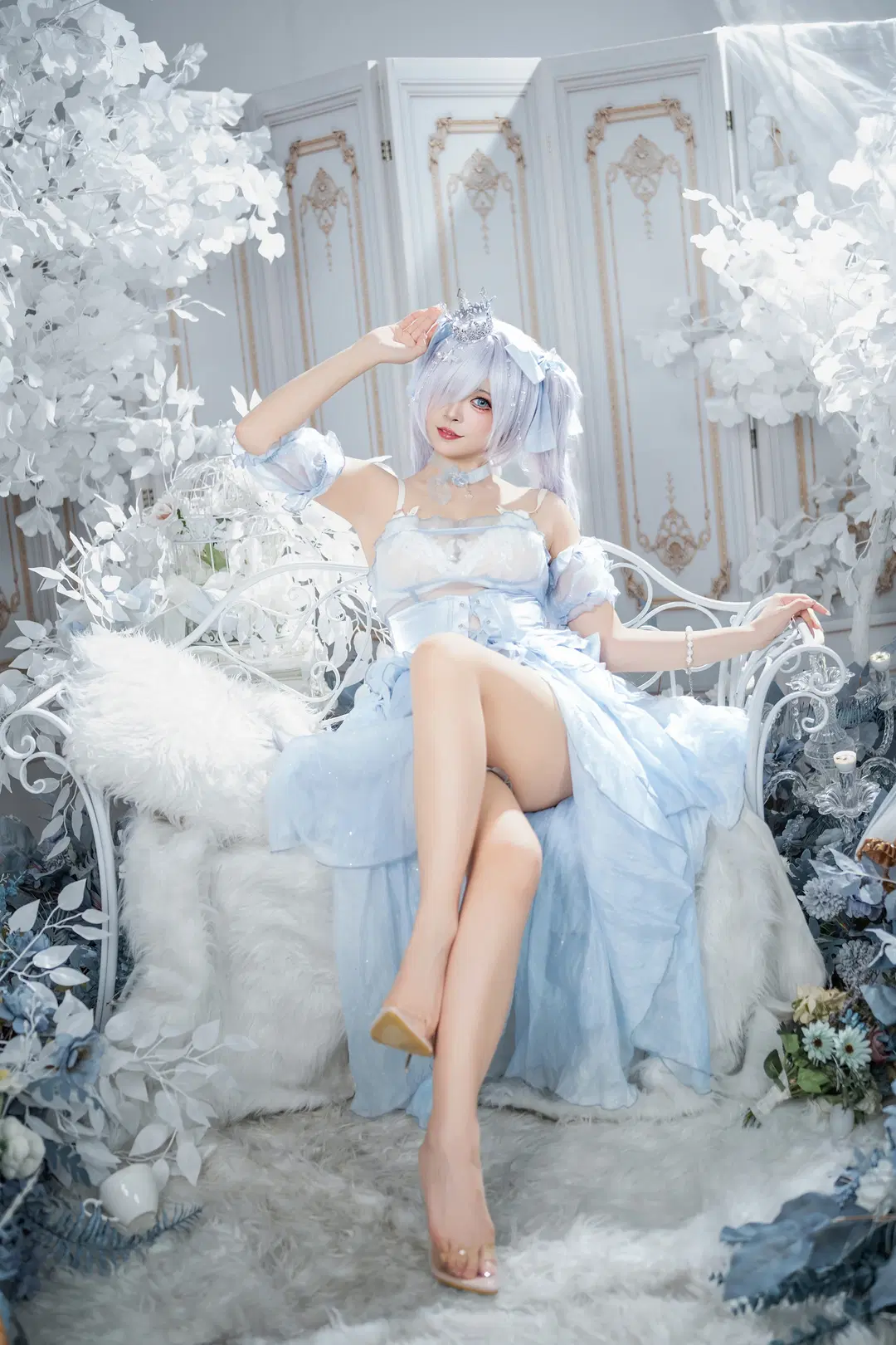 cosplay摄影, Nikke胜利女神, 水晶礼服, 梦幻写真, 灰姑娘·水晶公主cos