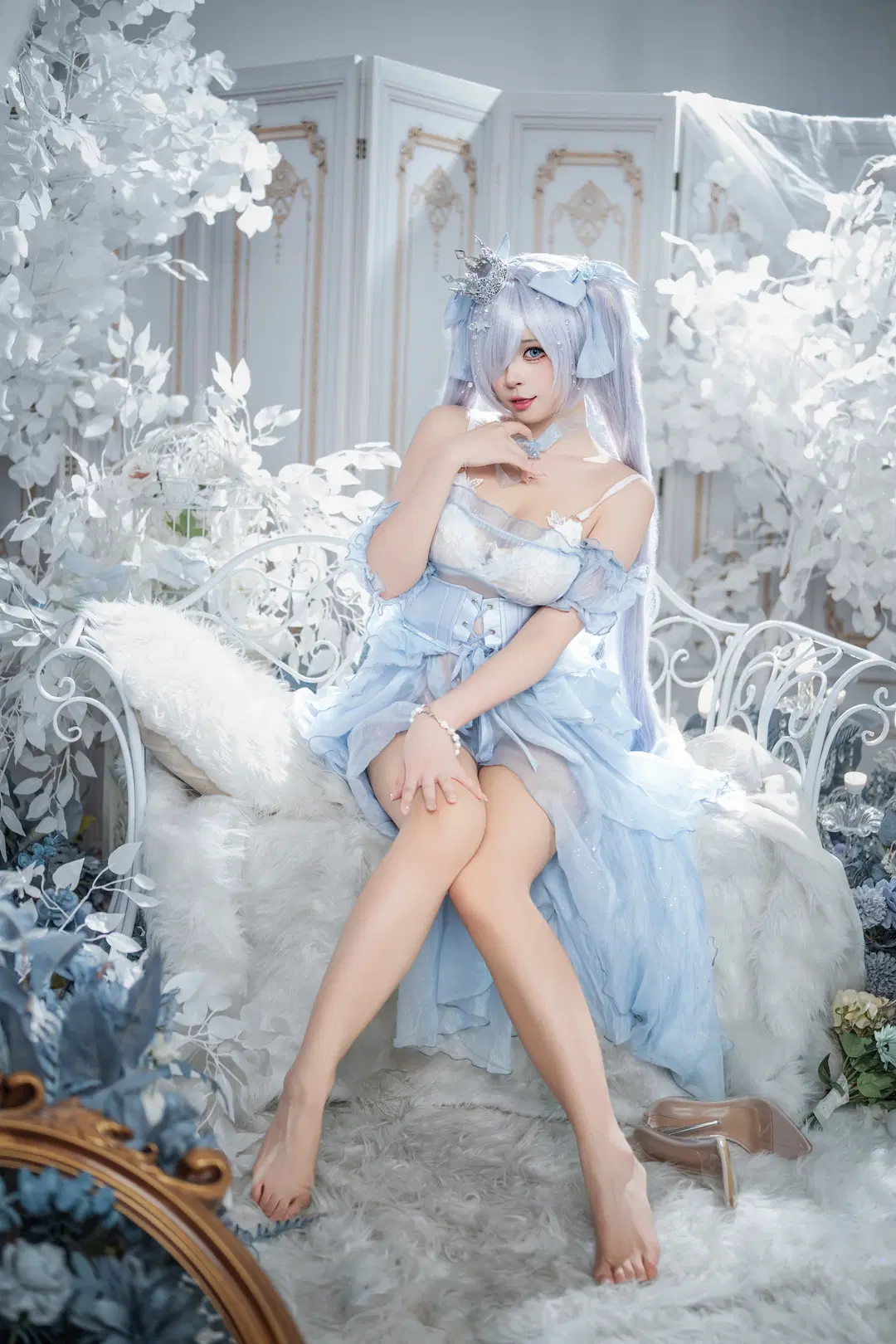cosplay, Nikke 胜利女神, 梦幻写真, 灰姑娘·水晶公主cos, 水晶裙