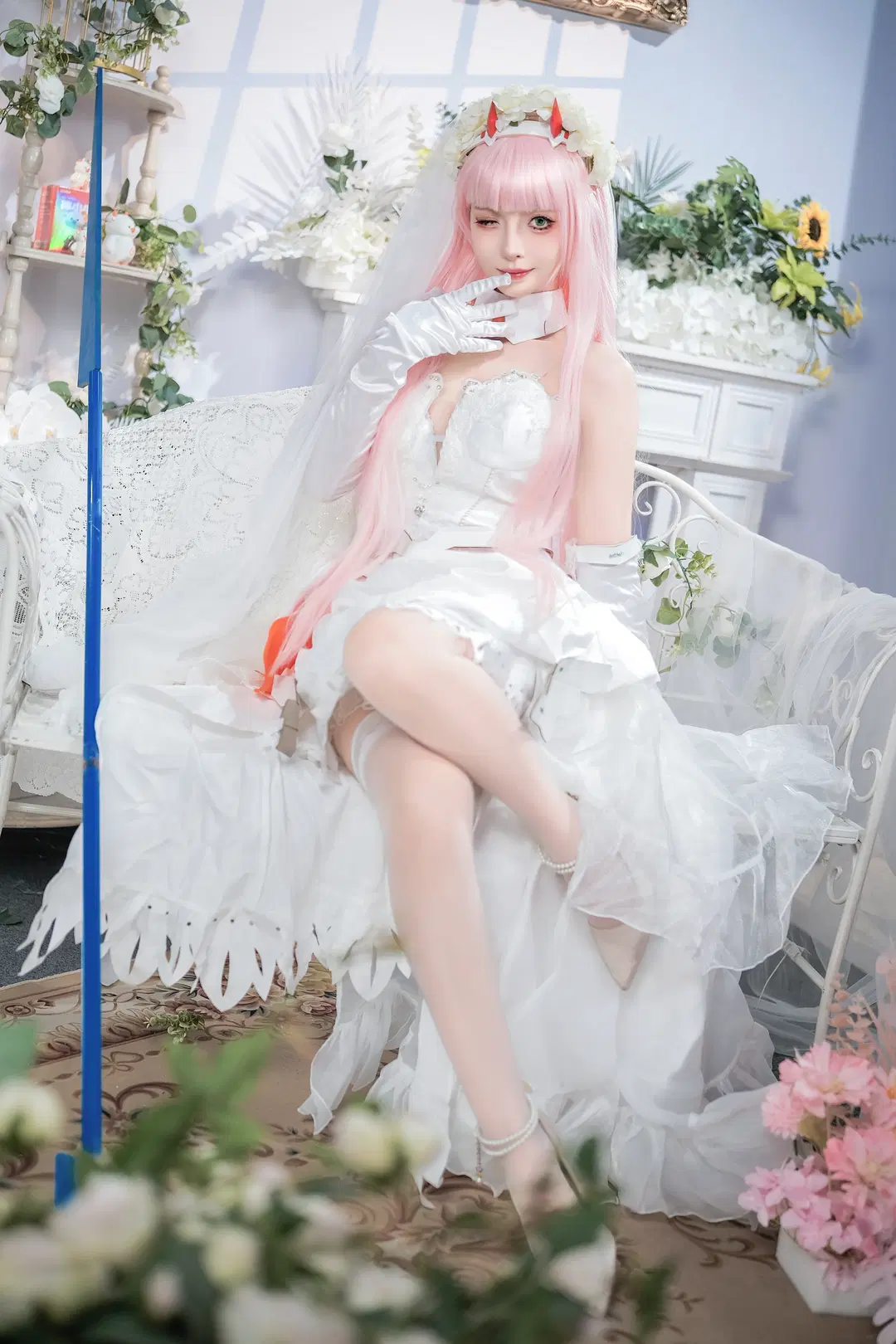 【ゼロツーコスプレ】『ダーリン・イン・ザ・フランキス』花嫁姿、純白のヴェールに込めた撮影記録 - 爱用富士的牛牛 - 2枚目