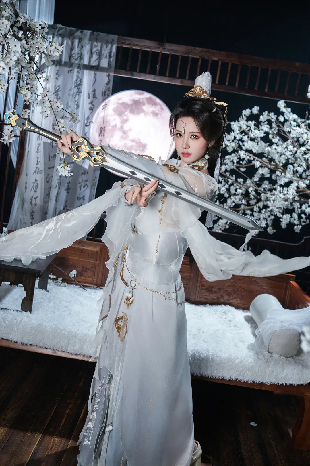 【霊源道姑コスプレ】剣網3 純陽弟子の凛冽たる剣意 - 爱用富士的牛牛 - 4枚目