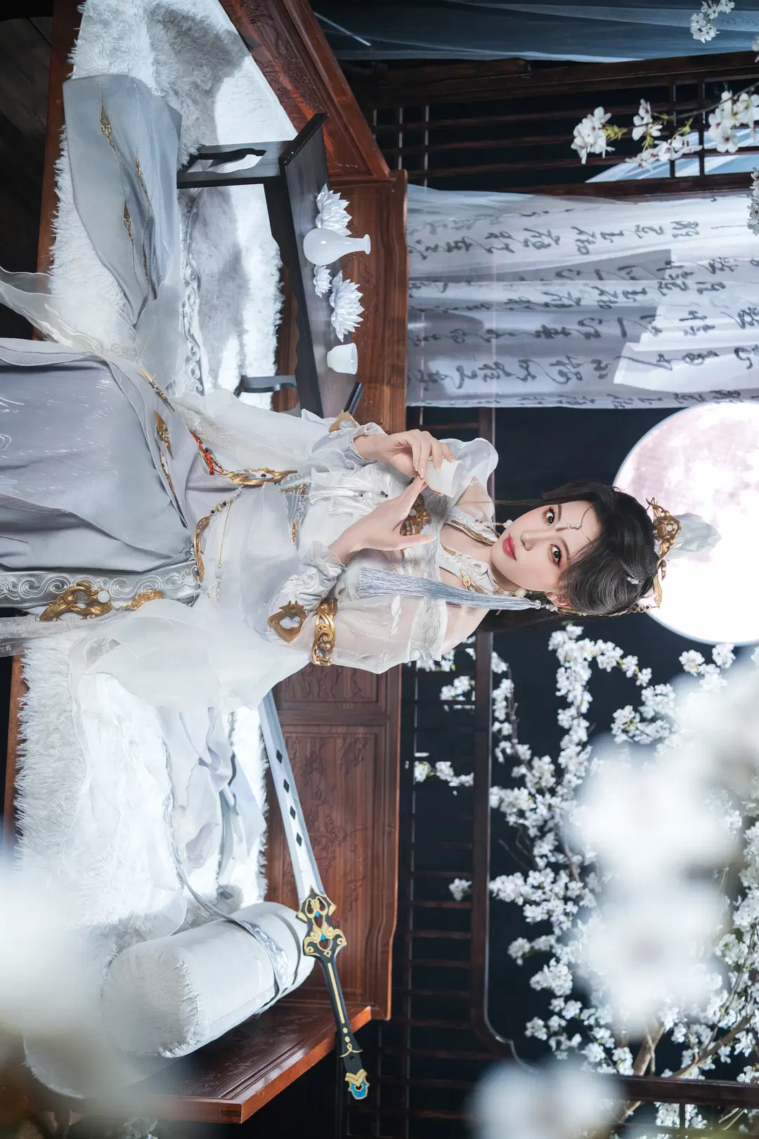 [Lingyuan Taoist nun cosplay] JX3 Pure Yang Sect: The Aloof Senior Sister Practicing the Path of Emotionlessness by 爱用富士的牛牛 - Image 2
