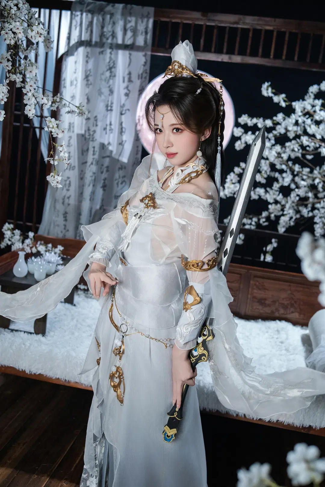 [Lingyuan Taoist nun cosplay] JX3 Pure Yang Sect: The Aloof Senior Sister Practicing the Path of Emotionlessness by 爱用富士的牛牛 - Image 3