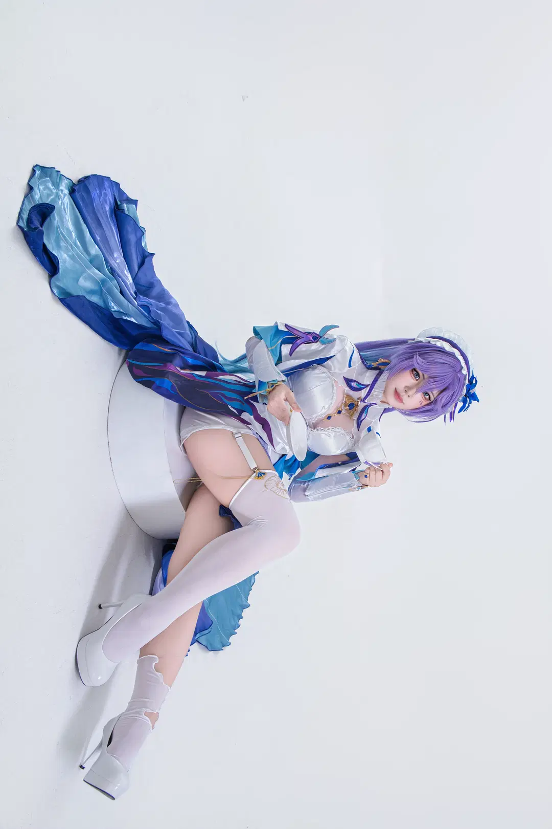 Wuthering Waves, 2D, Studio shoot, Cantarella Fisalia cosplay, Stockings