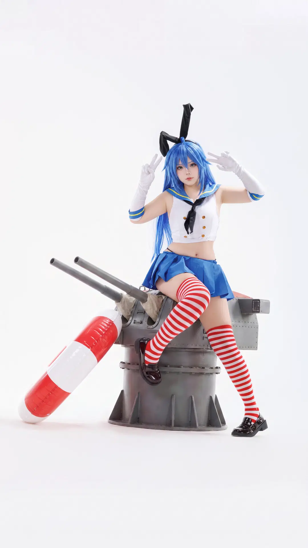 スタジオ撮影, 泉こなた コスプレ, らき☆すた, ストッキング, 島風