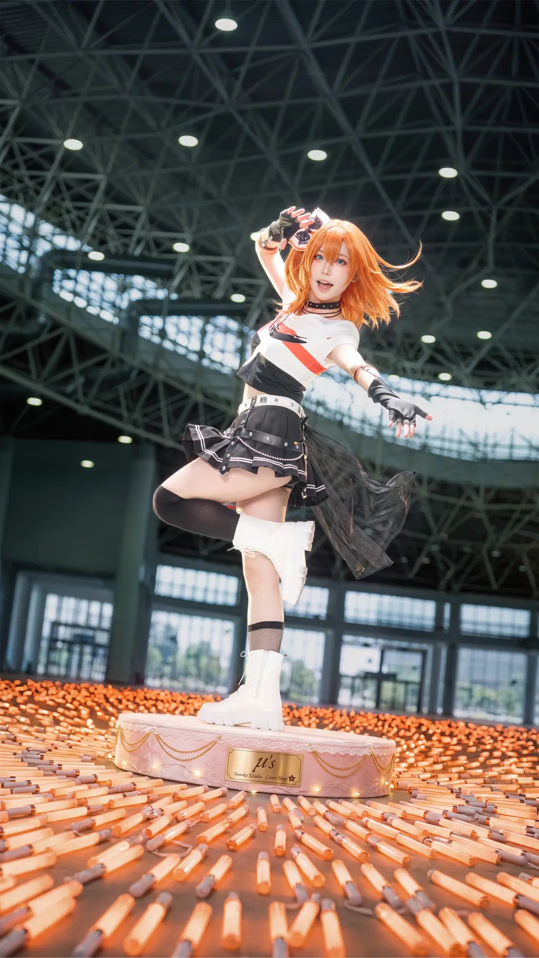 cosplay场照, lovelive, 湛江漫展, 高坂穗乃果cos, 丝袜
