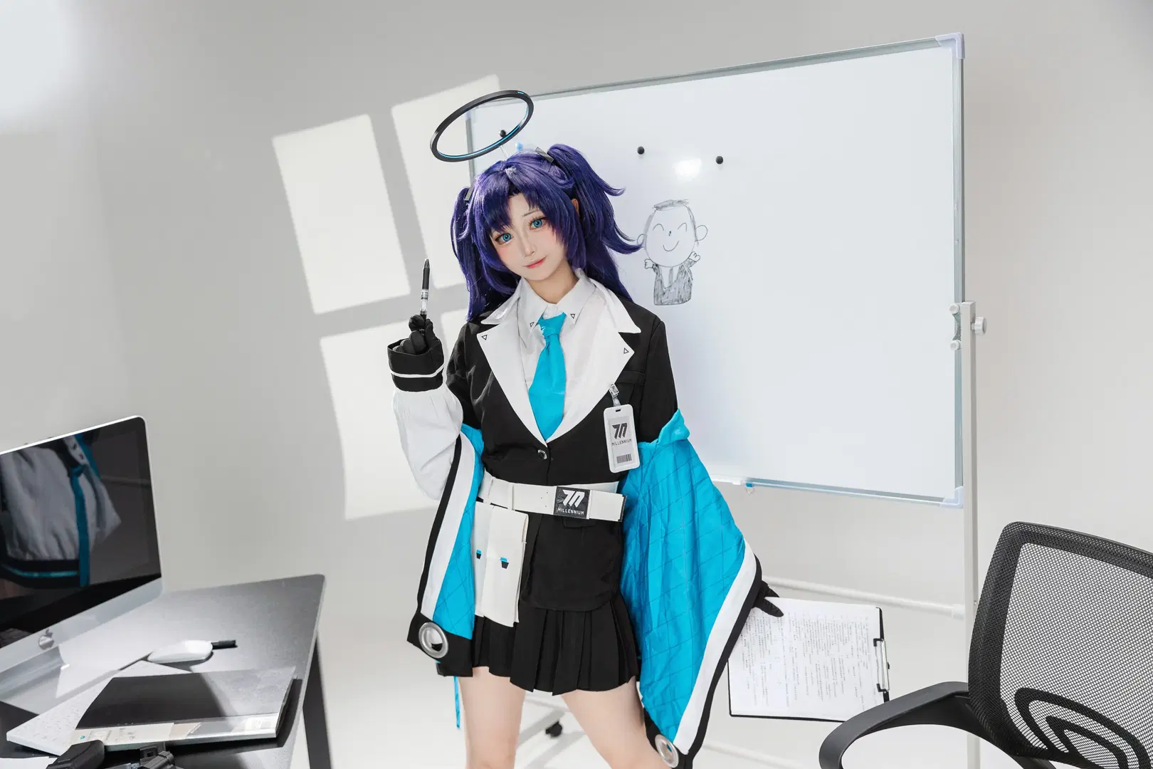 【早濑优香cos】蔚蓝档案的办公室枪械少女请查收 - 八次方根 - 第5张