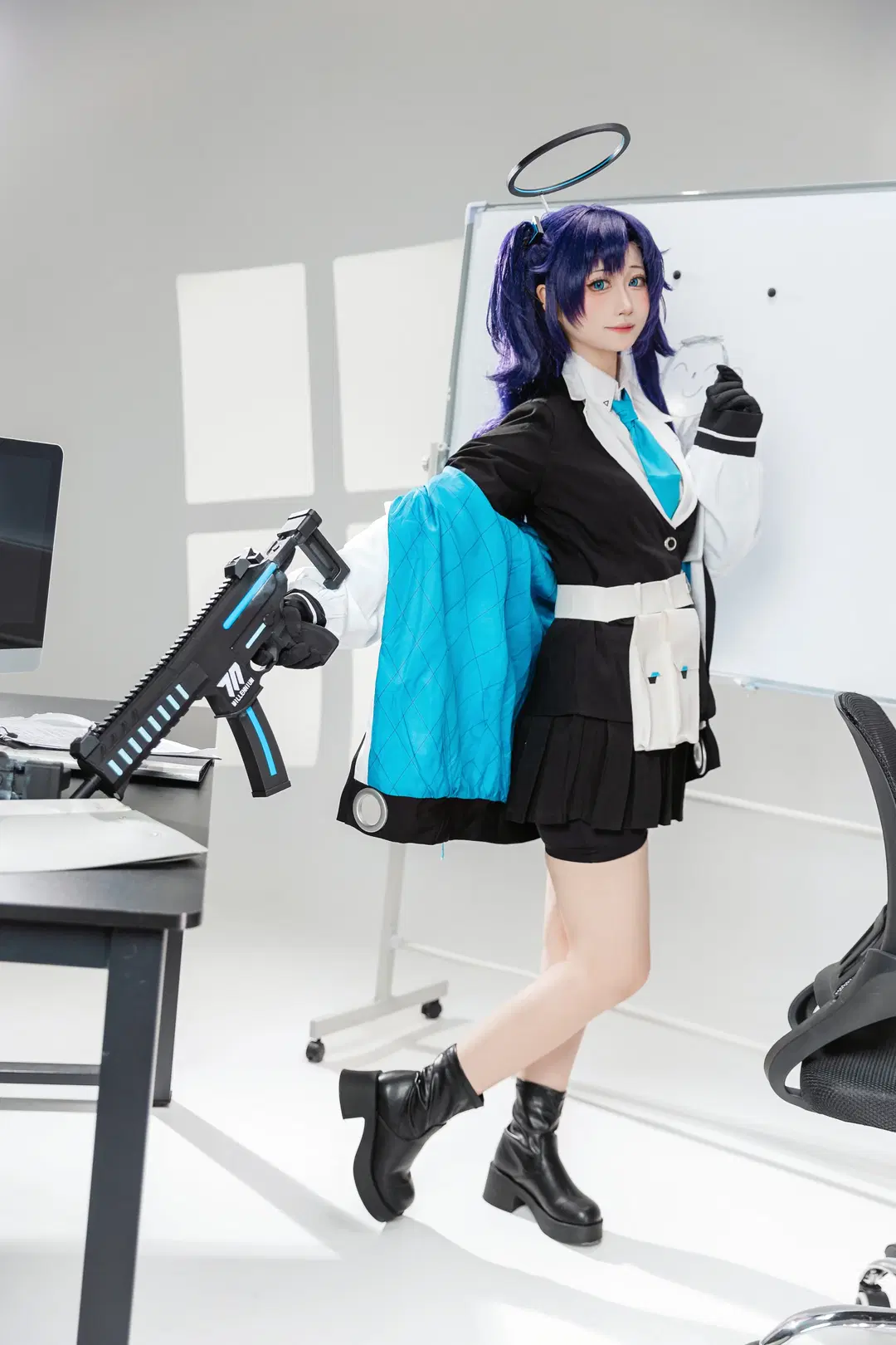 【早濑优香cos】蔚蓝档案的办公室枪械少女请查收 - 八次方根 - 第6张