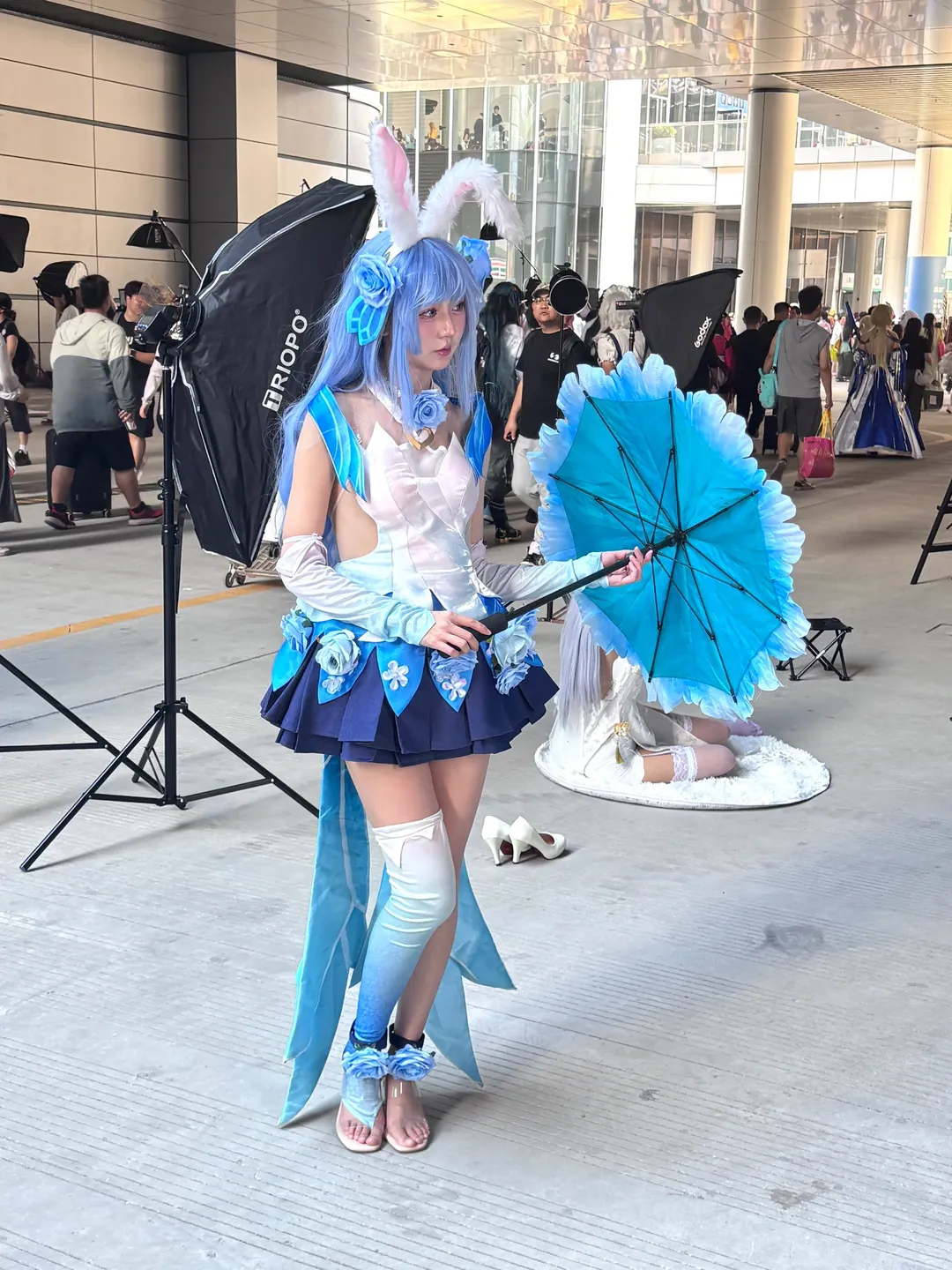 Honkai: Star Rail, Robin cosplay, Honor of Kings, Gongsun Li Cosplay, White stockings