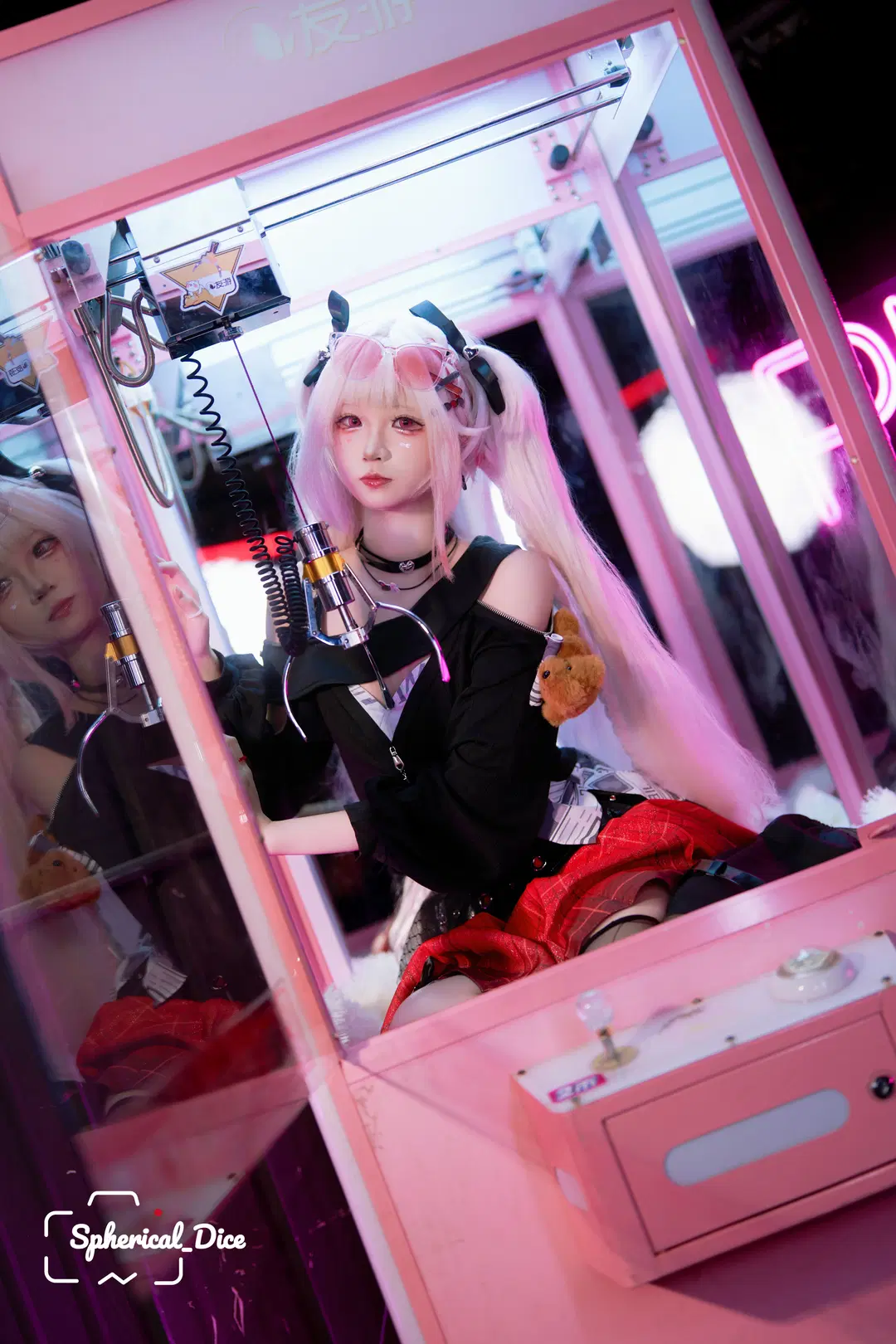 [Sparkle cosplay] Honkai: Star Rail Spark Sweet Dream Vibe: Cyber sweetheart under neon nightscapes by 圆形骰子 - Image 8
