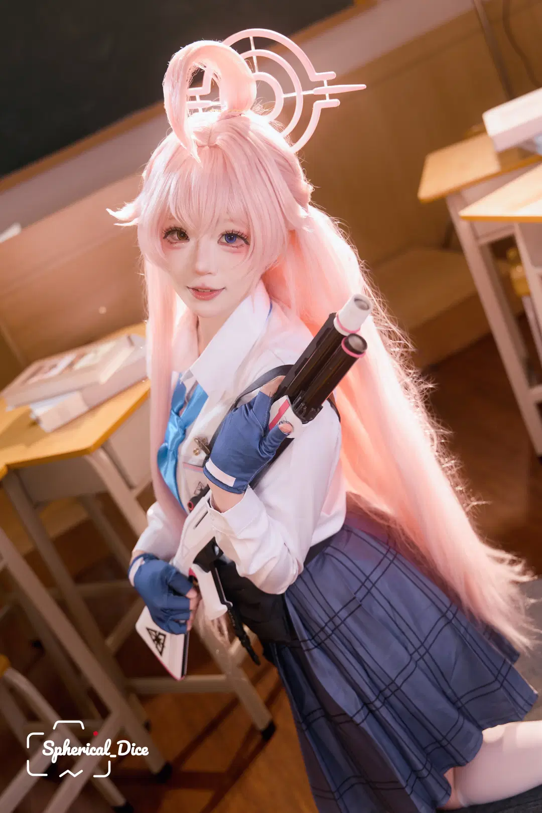 【小鳥遊星野cos】蔚藍檔案阿拜多斯的午後守護 - 圆形骰子 - 第2張