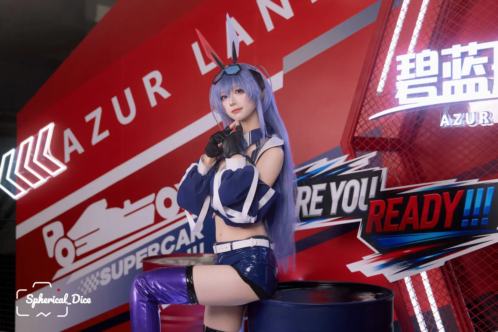 アズールレーン, イベント写真, ニュージャージーコスプレ, レーシングスーツコスプレ, エナメル