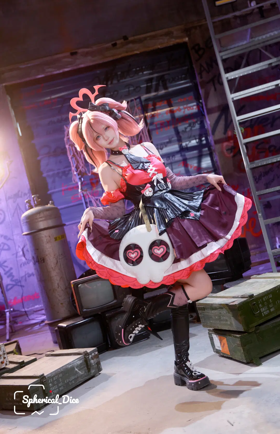 绝区零, 人像摄影, 爱芮cos, 丝袜, 废弃工厂