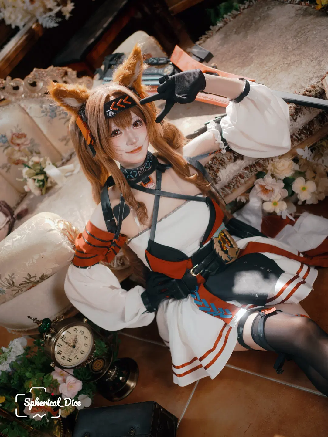【安洁莉娜cos】明日方舟：把心意寄给风 - 圆形骰子 - 第3张