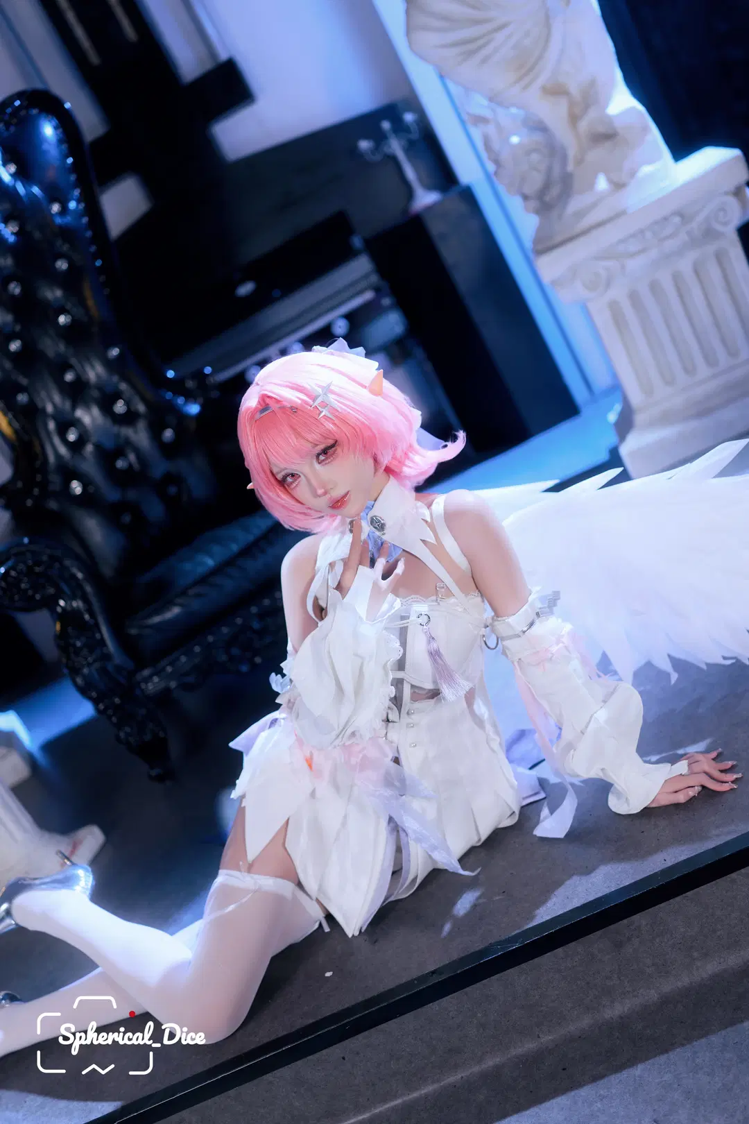 Zenless Zone Zero, cosplay, Anime-style photography, White stockings, Remielle cosplay