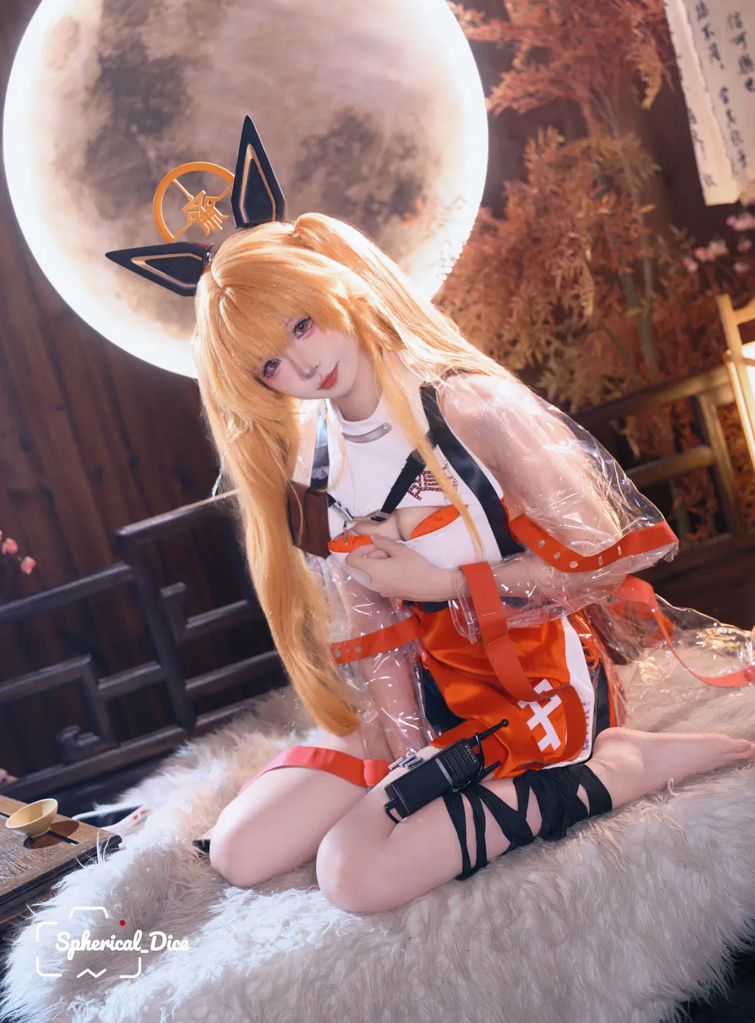 [Yingning cosplay] GODDESS OF VICTORY: NIKKE Mechanical Red Fox Moonlit Phantom by 圆形骰子 - Image 2