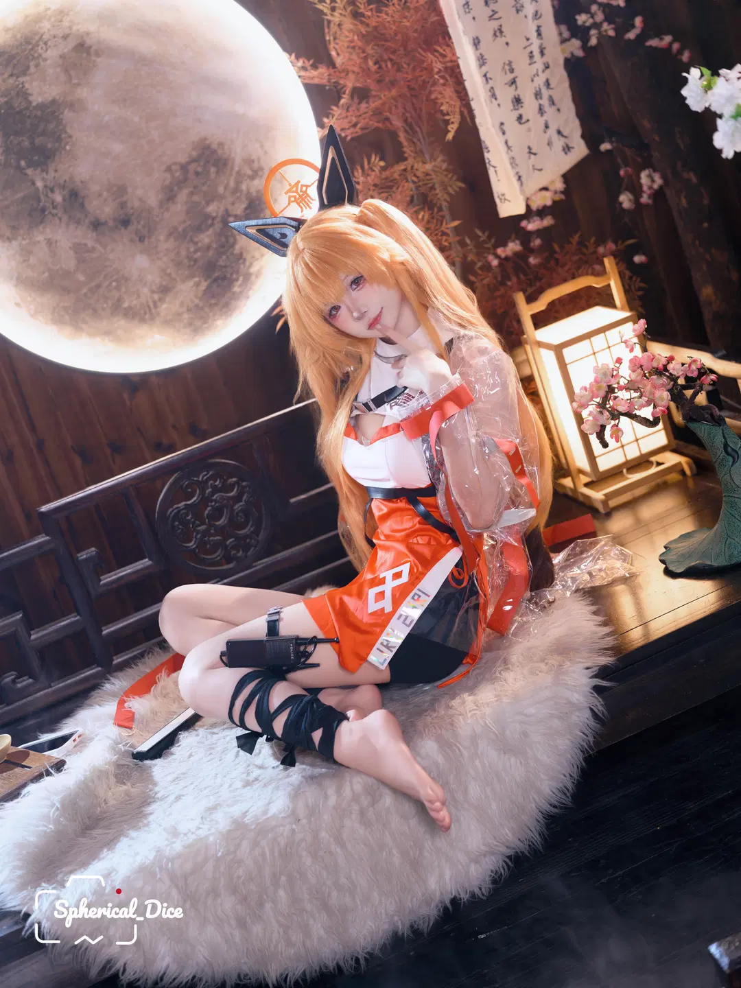 Anime-style photography, Yingning cosplay, GODDESS OF VICTORY: NIKKE, Japanese style cosplay, Mechanical red fox