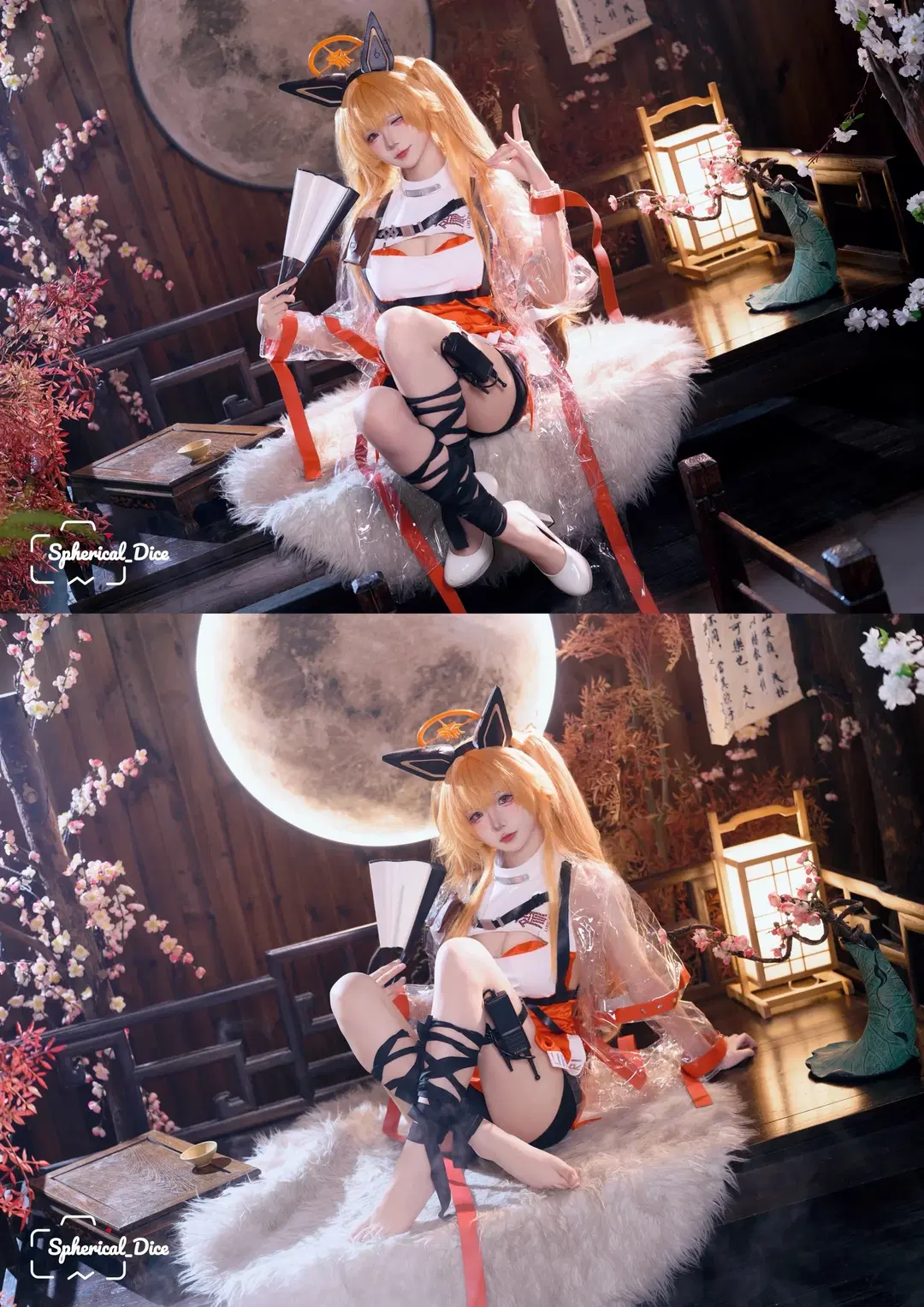 [Yingning cosplay] GODDESS OF VICTORY: NIKKE Mechanical Red Fox Moonlit Phantom by 圆形骰子 - Image 4