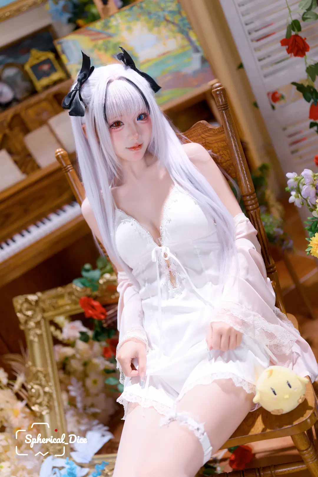 碧蓝航线, 人像摄影, 白丝, 埃尔宾cos, 碧蓝航线cosplay