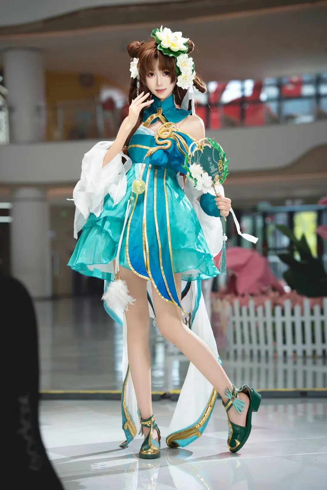 【Xiao Qiao Cosplay】Honor of Kings Green Snake: Dynamic Moments at Yongchuan Comic Convention by Crym - Image 10