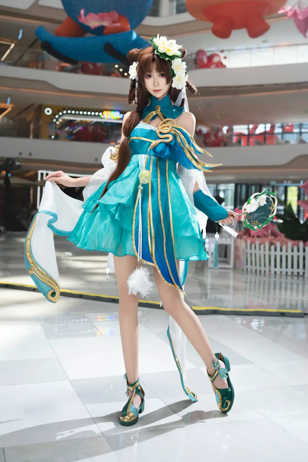 【Xiao Qiao Cosplay】Honor of Kings Green Snake: Dynamic Moments at Yongchuan Comic Convention by Crym - Image 3