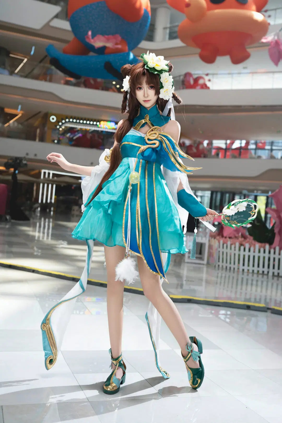 【Xiao Qiao Cosplay】Honor of Kings Green Snake: Dynamic Moments at Yongchuan Comic Convention by Crym - Image 5