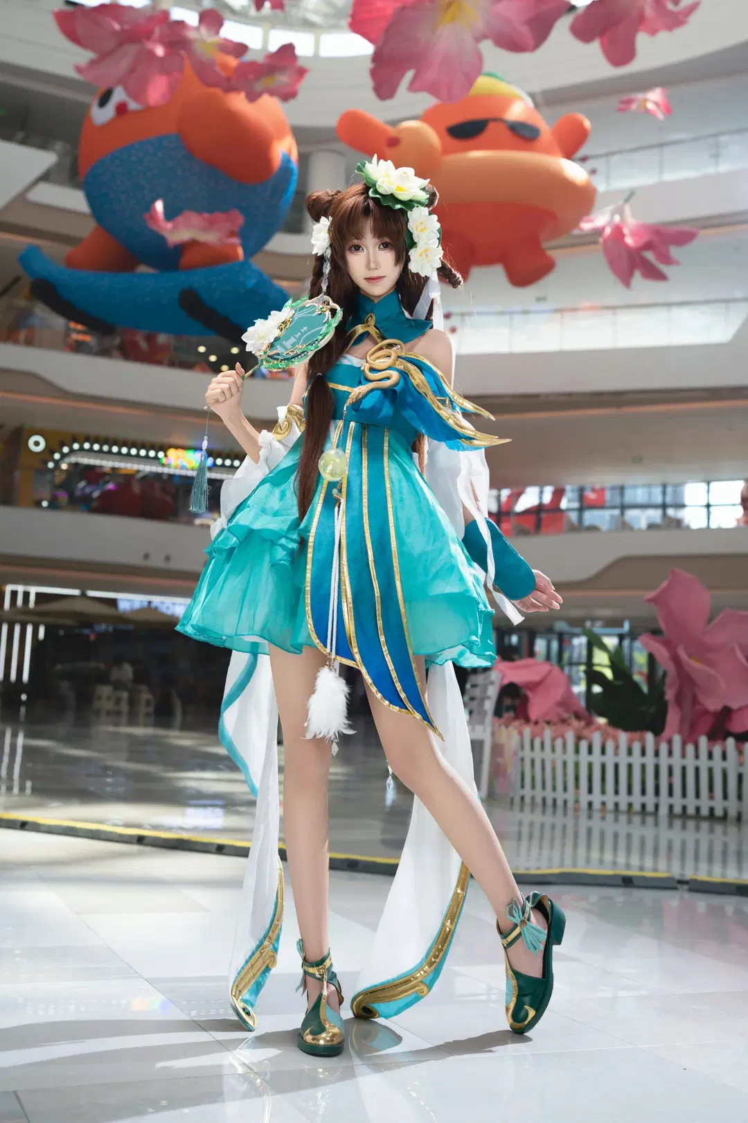 【Xiao Qiao Cosplay】Honor of Kings Green Snake: Dynamic Moments at Yongchuan Comic Convention by Crym - Image 9
