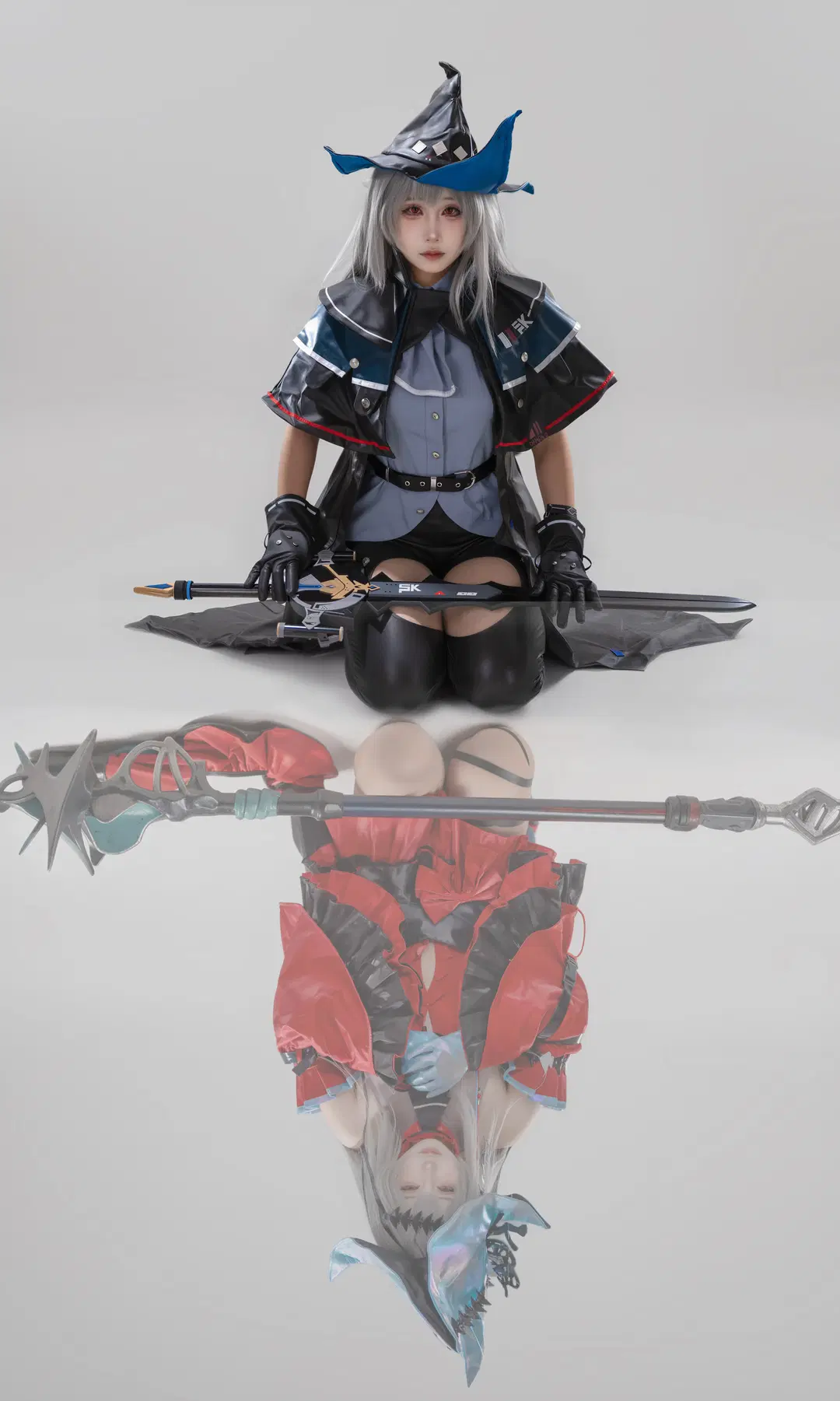 二次元, 明日方舟, cosplay正片, 浊心斯卡蒂cos, 镜中故我