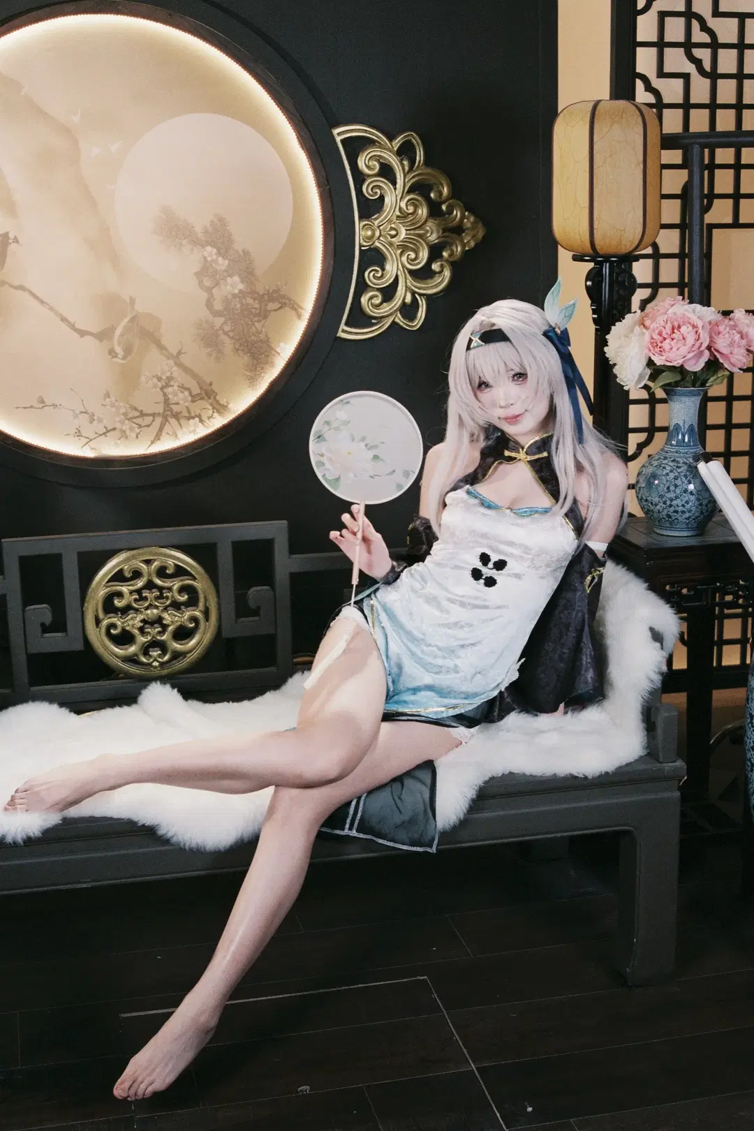 【Firefly cosplay】Honkai: Star Rail Firefly Qipao: Gentle Moments Woven in Digital and Film by 一只测光表 - Image 2