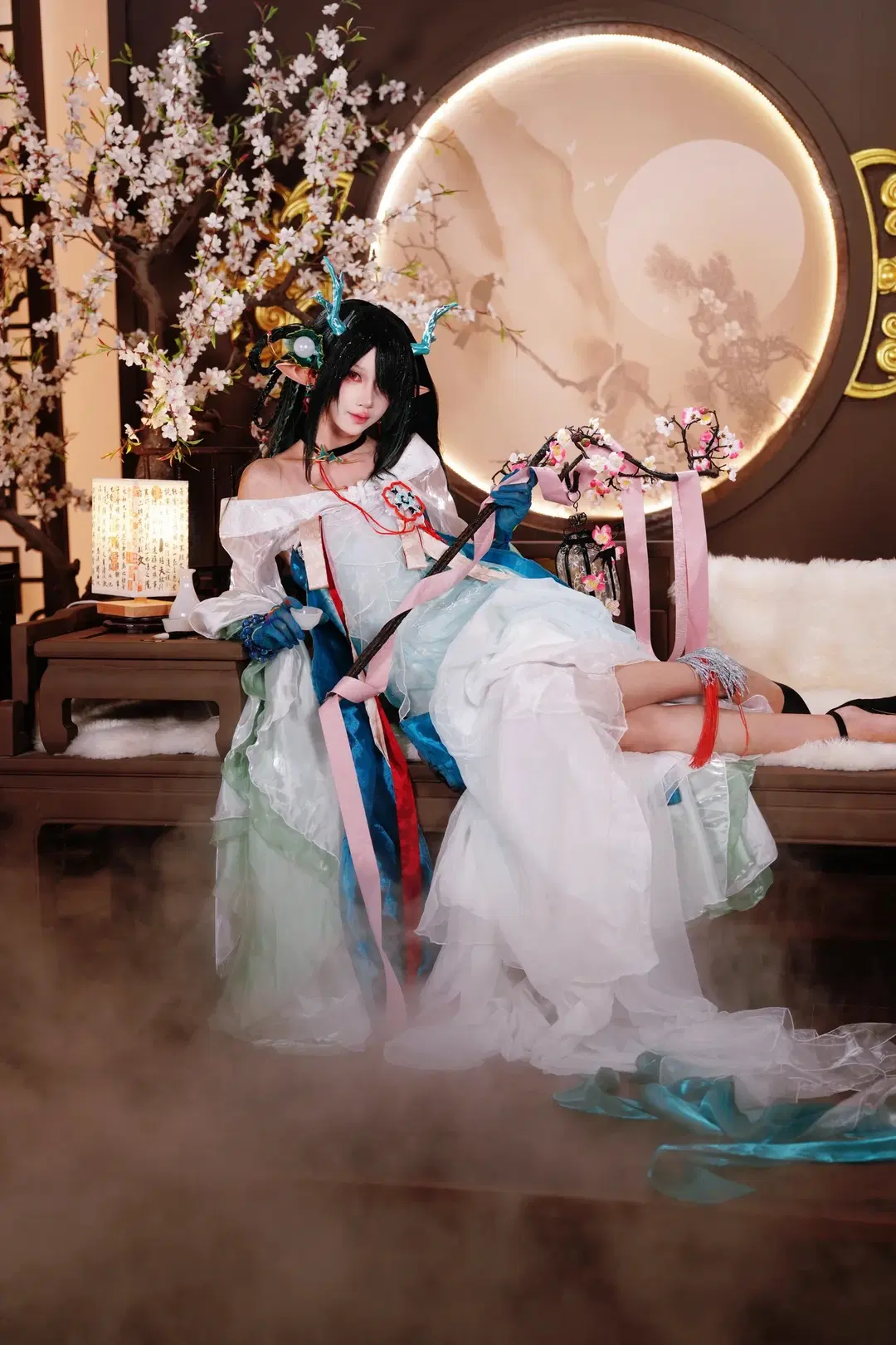 摄影作品, 明日方舟, 古风cos, 夕cos, 青玉砚