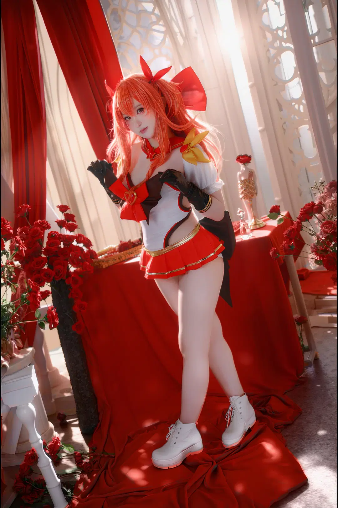 [Levia cosplay] Brown Dust 2: Magical Girl Levia's Rose-Red Tone Photo Shoot Log by 店长DD - Image 2