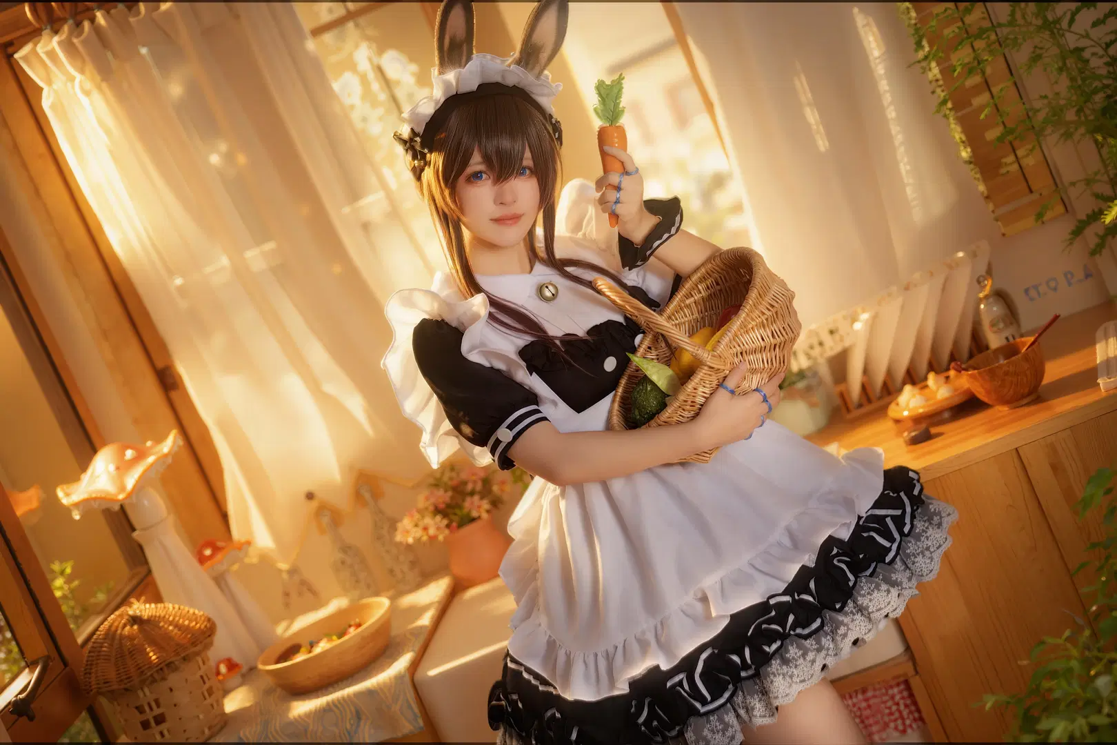 【阿米婭cos】明日方舟兔耳女僕的暖陽拍攝日記 - 店长DD - 第5張