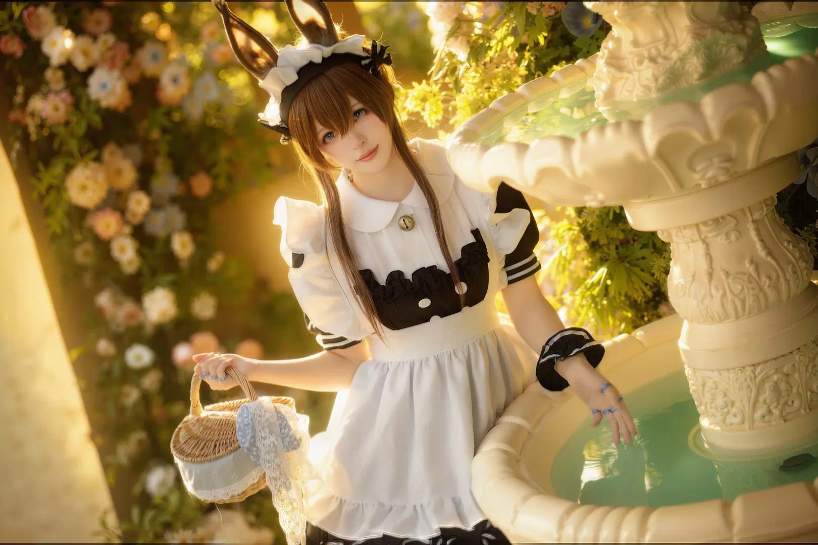 【阿米婭cos】明日方舟兔耳女僕的暖陽拍攝日記 - 店长DD - 第7張