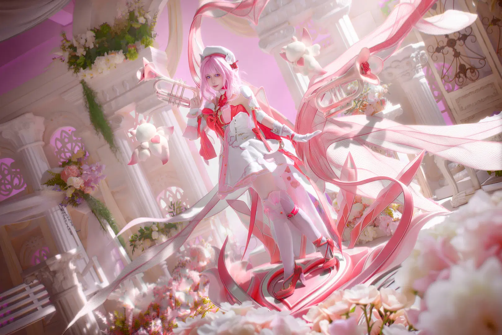 爱莉希雅cos, 二次元, cosplay, 崩坏三, 丝袜