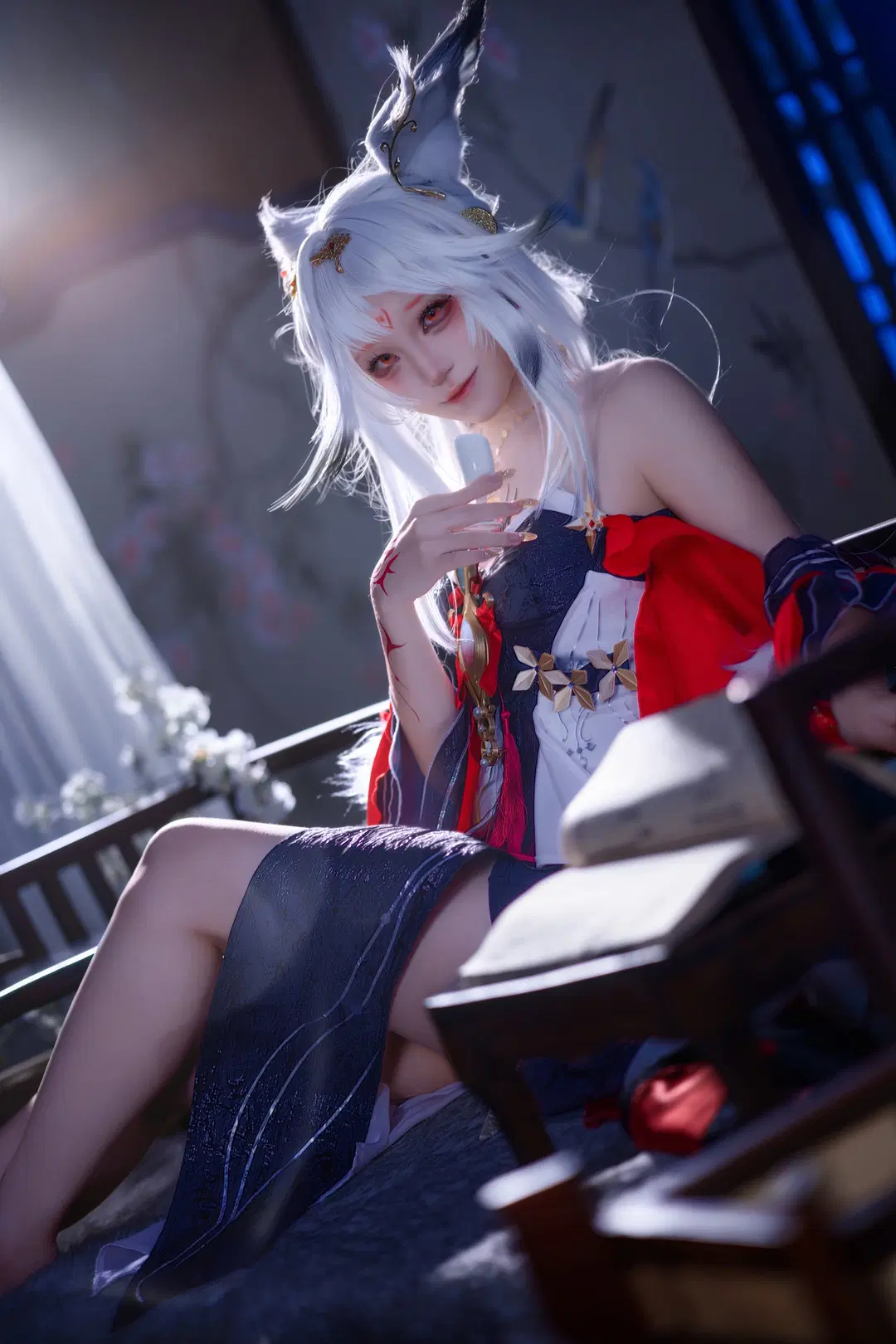 【心月狐cos】鳴潮夜色中的絕美狐影 - 店长DD - 第4張