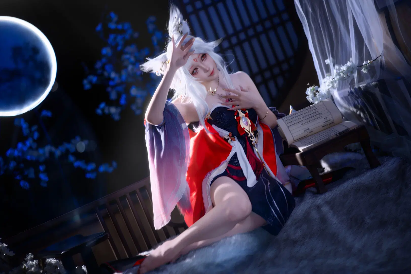【心月狐cos】鳴潮夜色中的絕美狐影 - 店长DD - 第5張