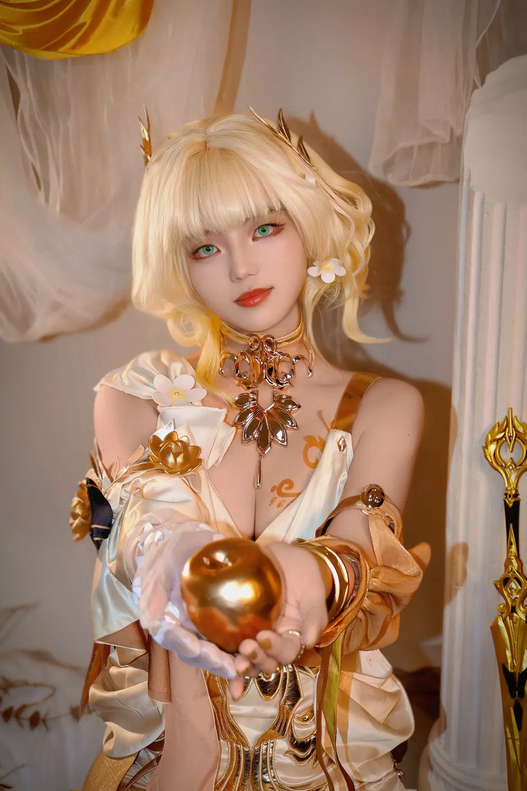 【阿格莱雅cos】崩坏星穹铁道金织女士的华丽正片 - sherrain - 第6张