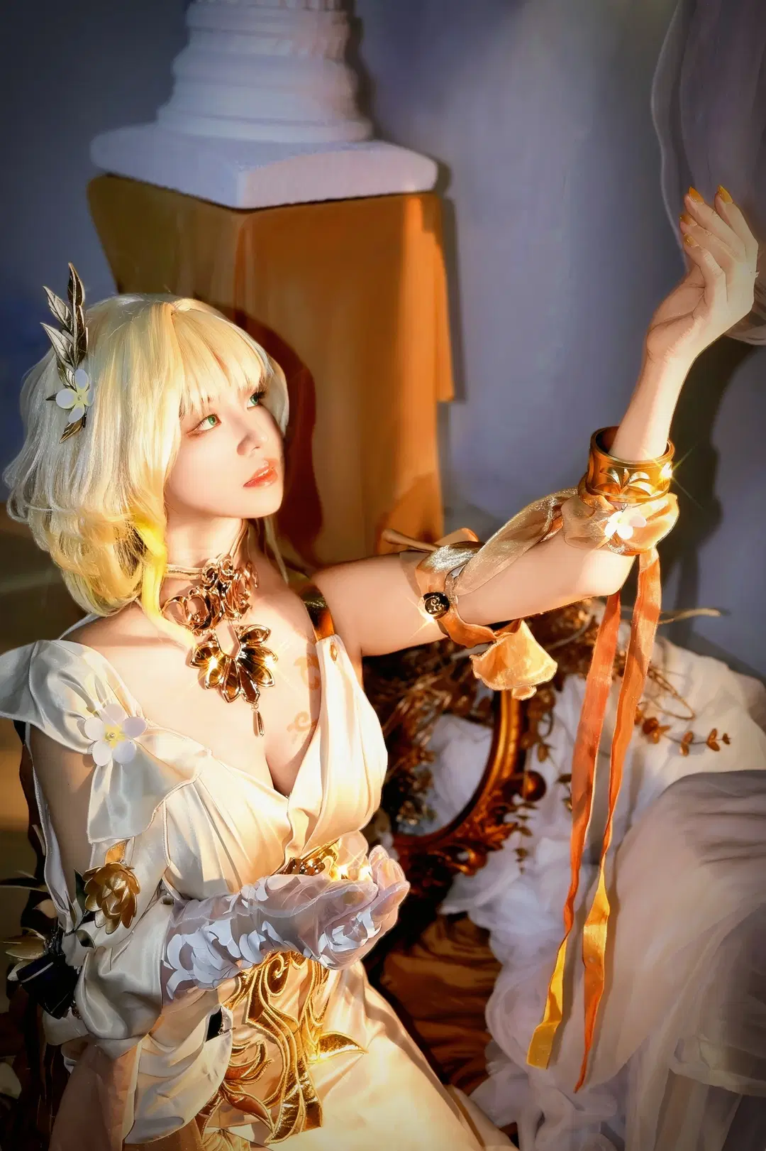 【阿格莱雅cos】崩坏星穹铁道金织女士的华丽正片 - sherrain - 第7张