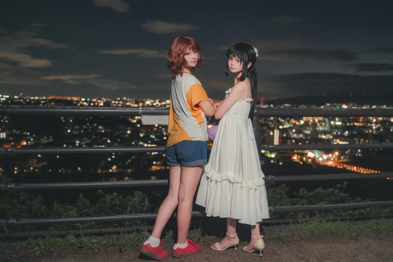 【黄前久美子cos】大吉山夜景下与高坂丽奈的圣地巡礼 - 天枰君 - 第6张