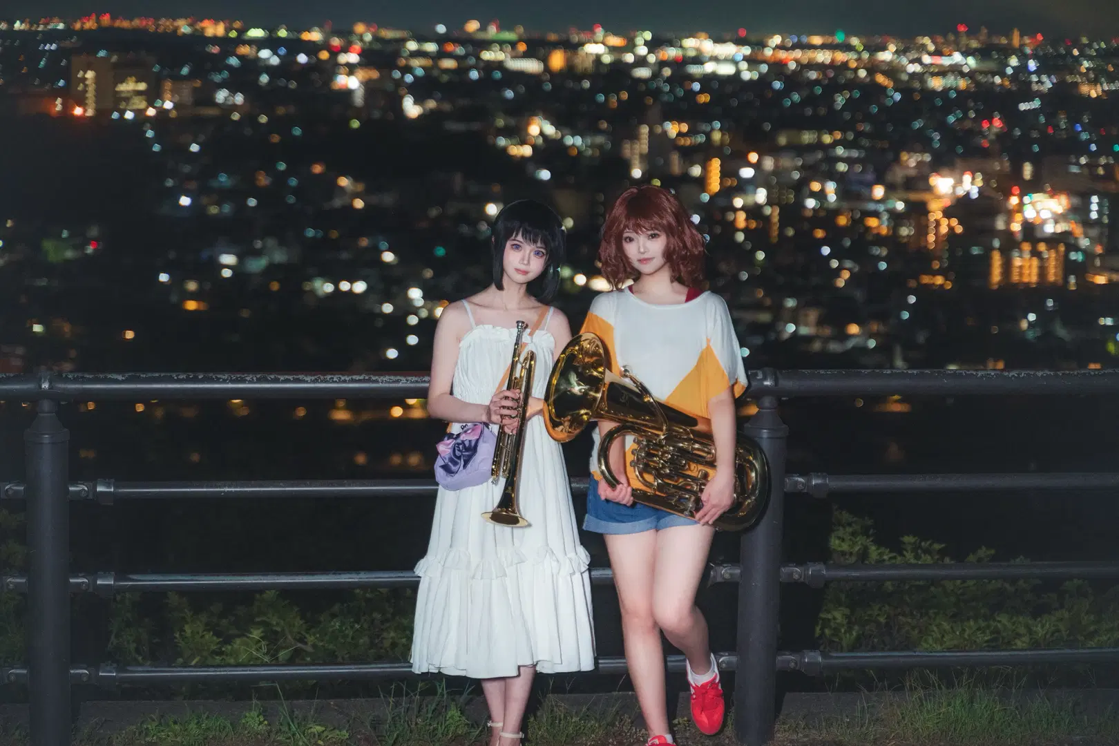 夜景人像, 黄前久美子cos, 圣地巡礼, 吹响吧上低音号, 高坂丽奈cos