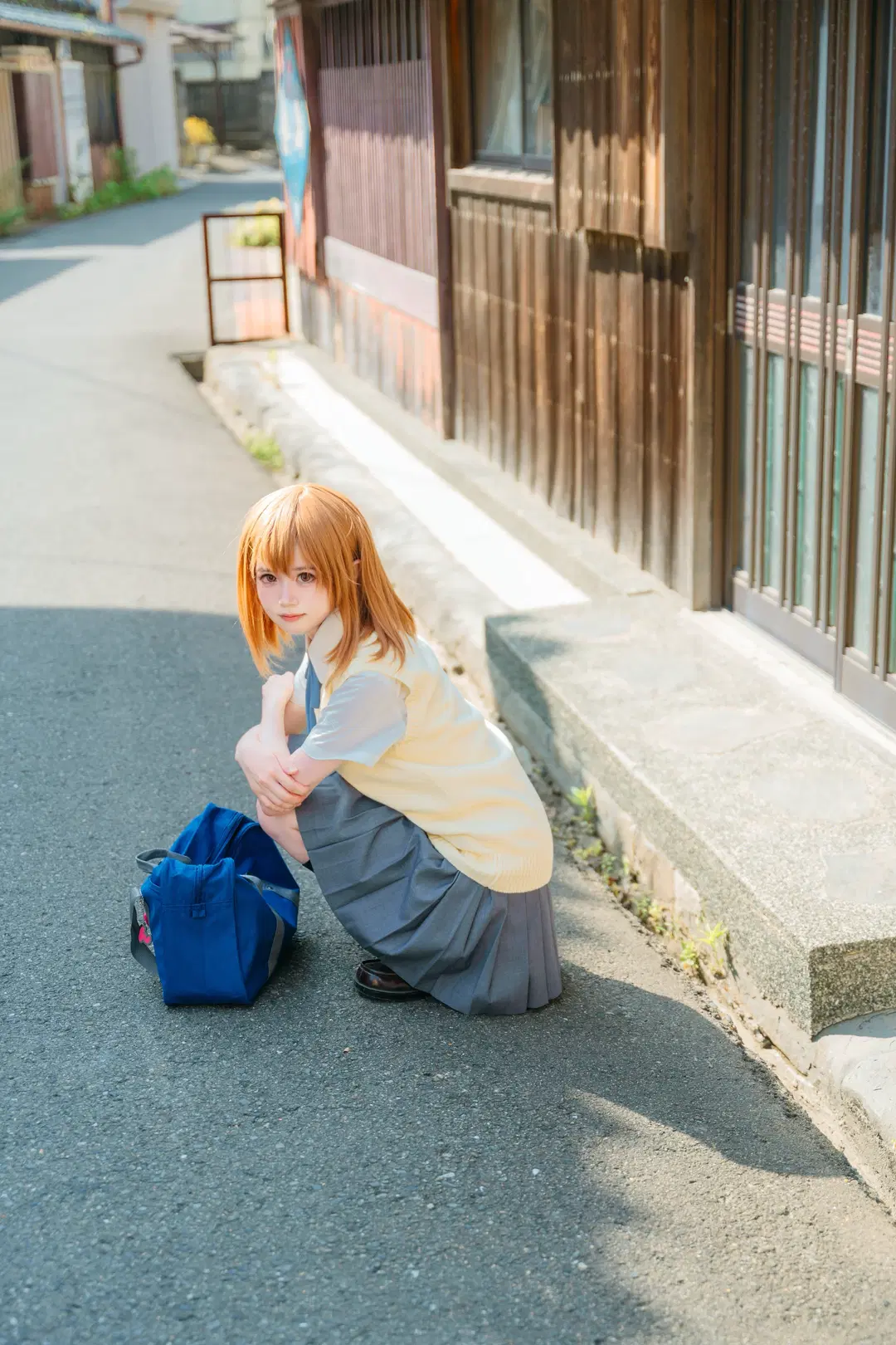 【Hirasawa Yui cosplay】K-ON!: Summer Streets & Seaside Candid Snapshots by 天枰君 - Image 7