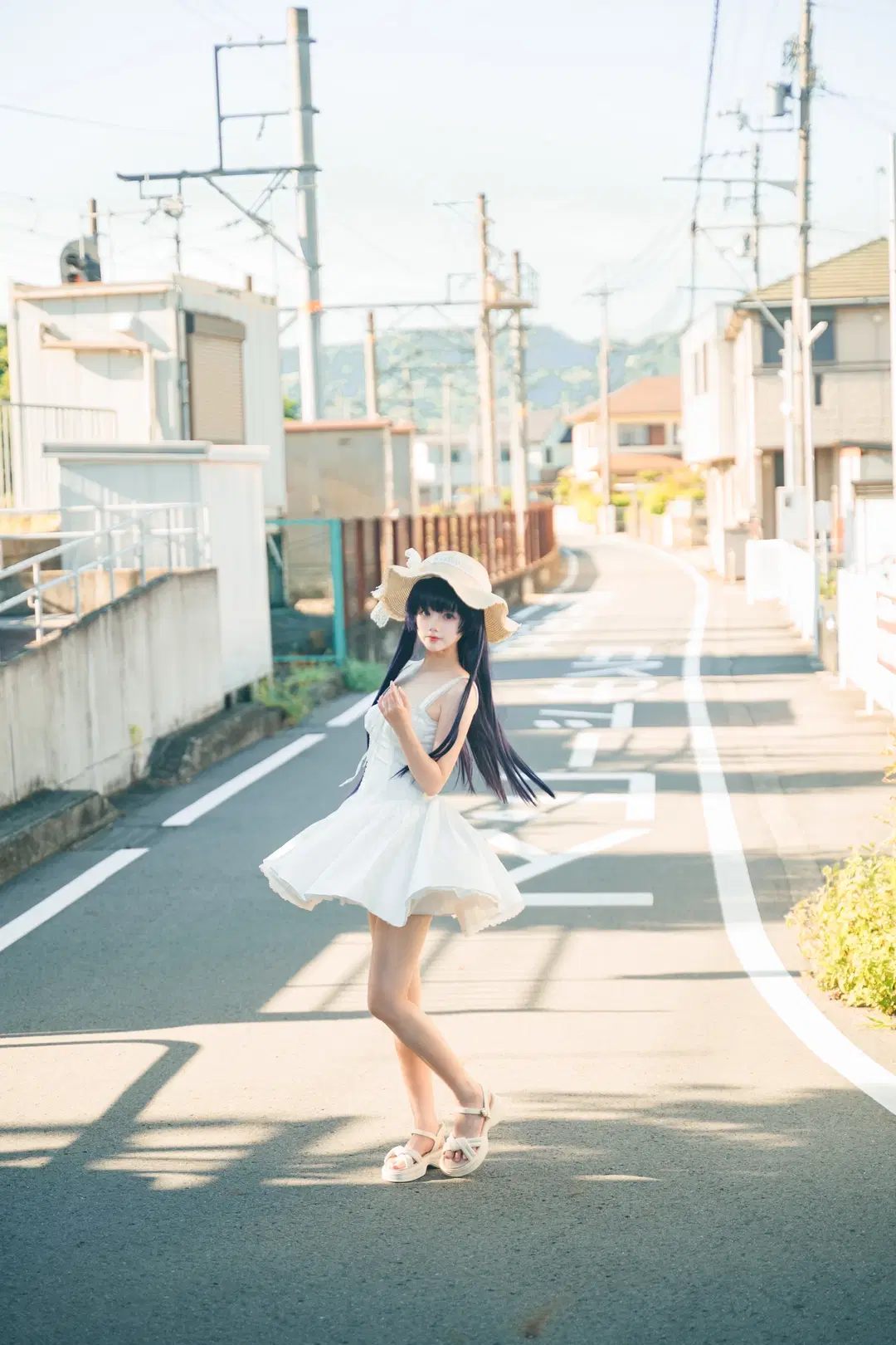 【五更瑠璃 コスプレ】たま電車に乗り込んで再現する『俺の妹がこんなに可愛いわけがない』黒猫 - 天枰君 - 9枚目