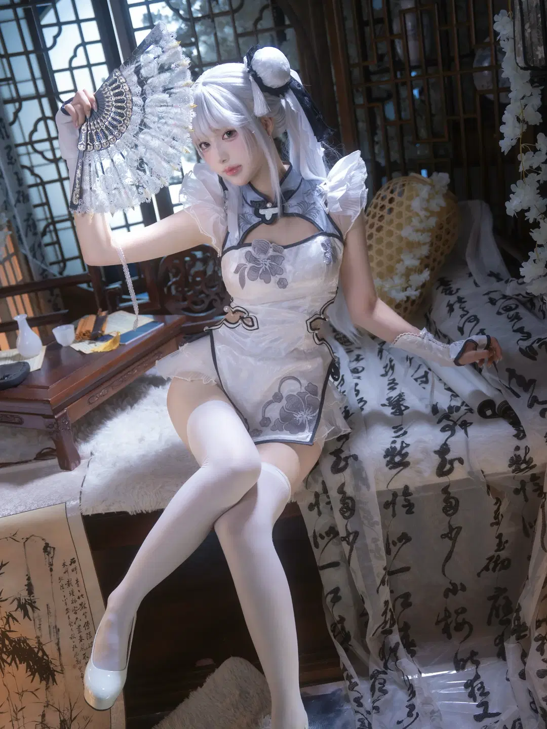 永劫无间, 殷紫萍cos, 玉髓冰心, 永劫无间手游, 白丝cos