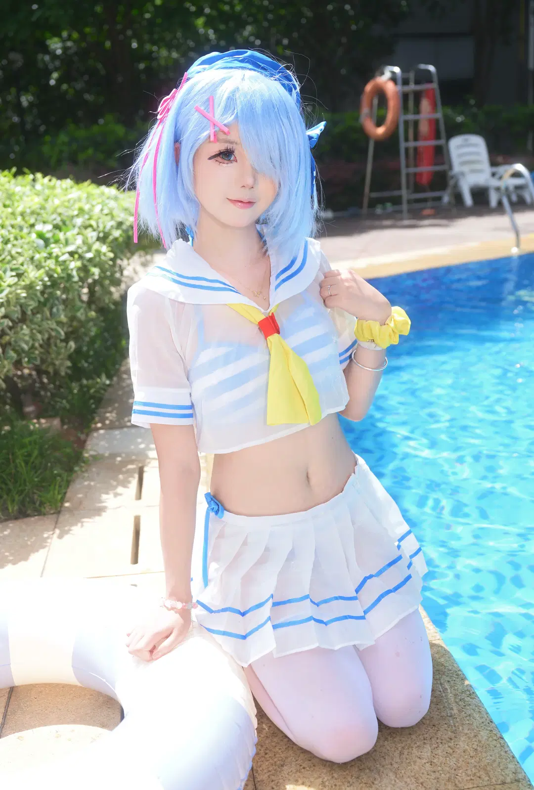 [Rem cosplay] Re:Zero − Starting Life in Another World Swimsuit Photoshoot Log by 暃暃公主 - Image 3