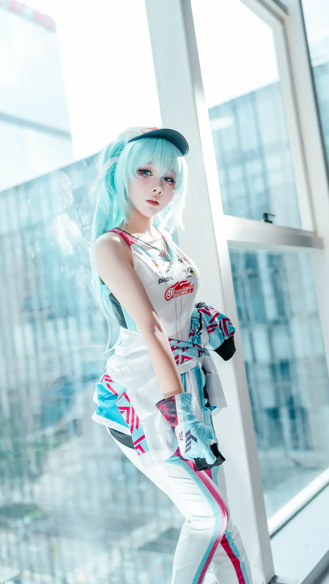 【初音未来cos】化身修车葱师傅的赛车初音萤火虫漫展返图 - zbw-满满满满 - 第5张