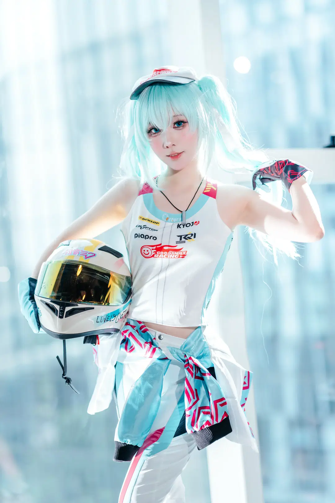 【初音未来cos】化身修车葱师傅的赛车初音萤火虫漫展返图 - zbw-满满满满 - 第6张