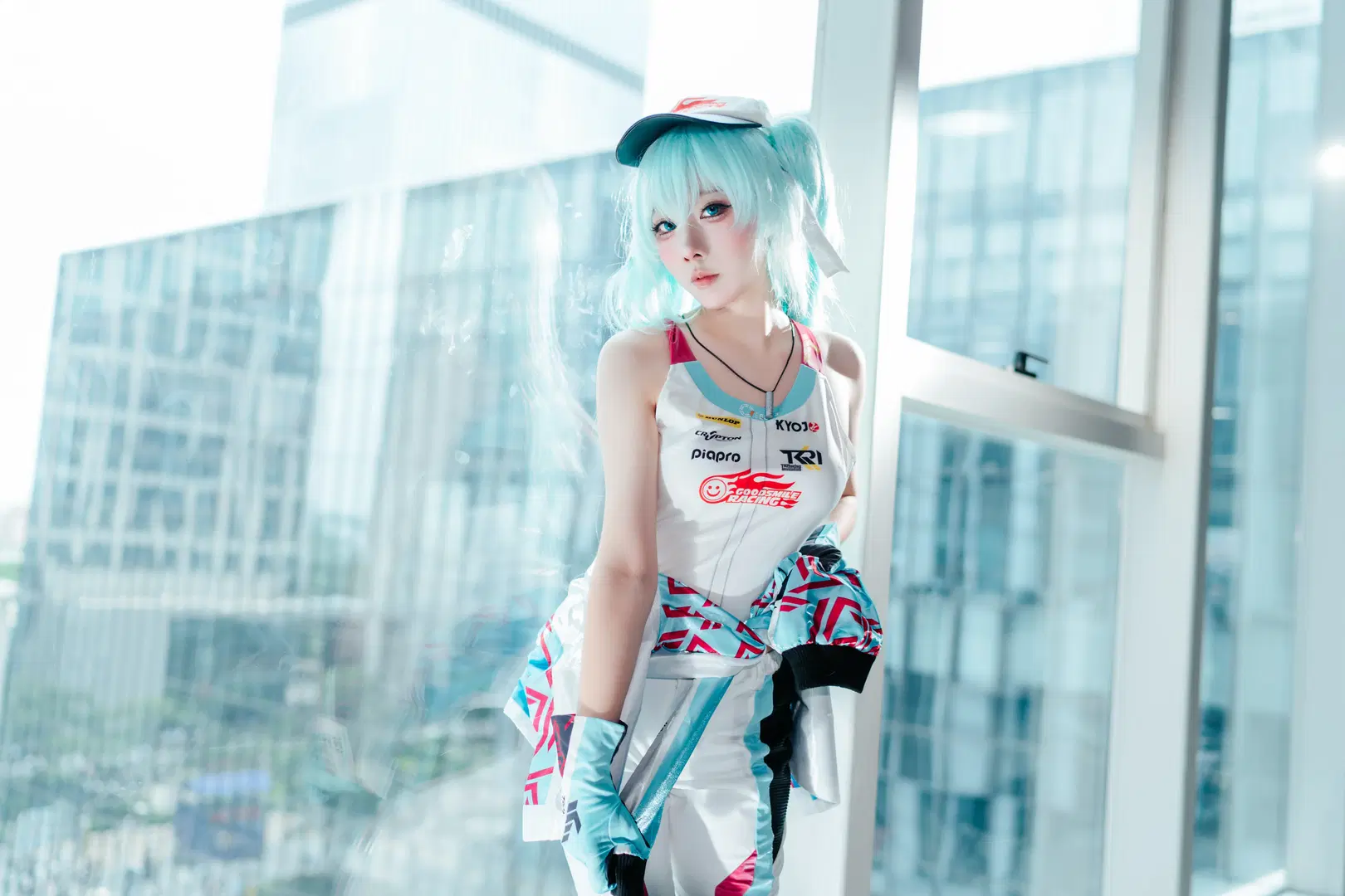 【初音未来cos】化身修车葱师傅的赛车初音萤火虫漫展返图 - zbw-满满满满 - 第8张